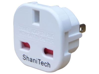 Pack of 4 Travel Adaptor UK to to USA, Canada Type G to A, B  Adapter Plug