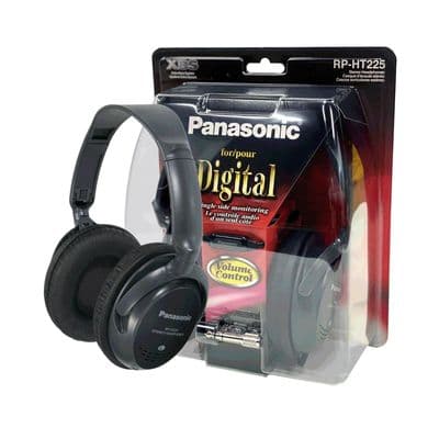 Panasonic RP-HT225 - Monitor Headphones with In-Line Volume Control