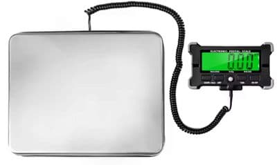 Precision Digital Floor Scale for Warehouse Shipping Postal Stainless Steel 120KG