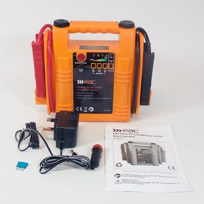 RAC 400 Amp Rechargeable Jump Start Starter For Car Batteries