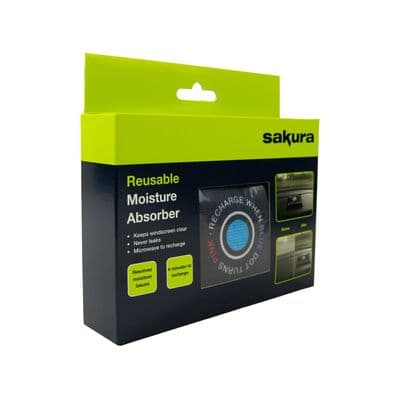 Sakura Reusable Moisture Absorber Windscreen for Car, Caravan Home Window Condensation