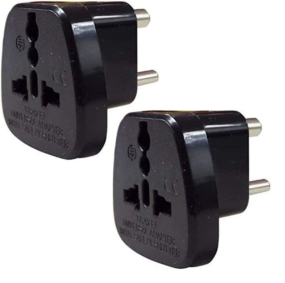 ShaniTech Travel Adaptor 3 Pin UK to India Nepal Bhutan Sri Lanka Pakistan Adapter Plug