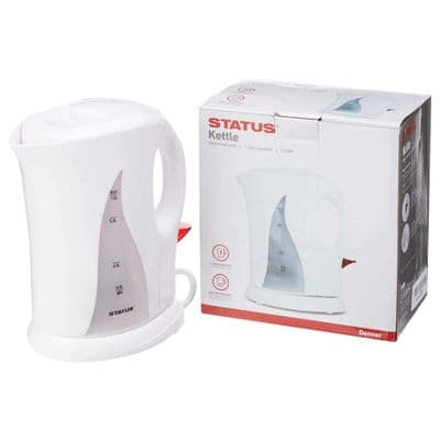 Status Denver 1 Litre Kettle, White