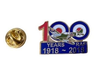 100 Years R.A.F. Cut-Out Pin Badge