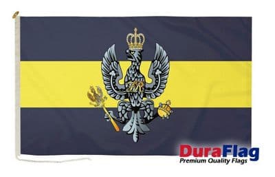 14th/20th Kings Royal Hussars Premium Quality DuraFlag Rope & Toggle - 5ft x 3ft