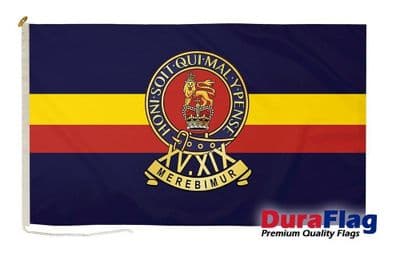 15th/19th Kings Royal Hussars Premium Quality DuraFlag Rope & Toggle - 5ft x 3ft