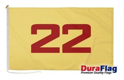 22nd Regiment of Foot Premium Quality DuraFlag Rope & Toggle - 5ft x 3ft