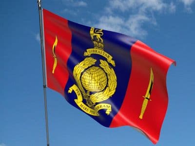 45 Commando Royal Marines 5ft x 3ft Flag