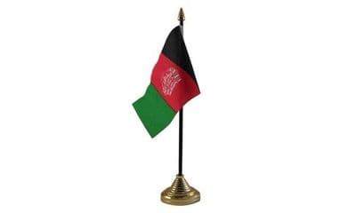 Afghanistan Table Flag