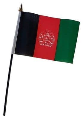Afghanistan Table Flag - NO BASE