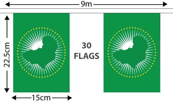 African Union Bunting | Buy African Union Bunting | NWFlags