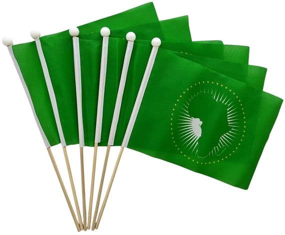 African Union Hand Flags | Buy African Union Pack of Hand Flags