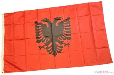 Albania Flag - 5ft x 3ft | Standard Polyester