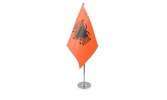 Albania Satin Table Flag | Buy Albania Satin Table Flag | NWFlags