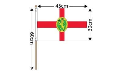 Alderney Large Hand Flag (18