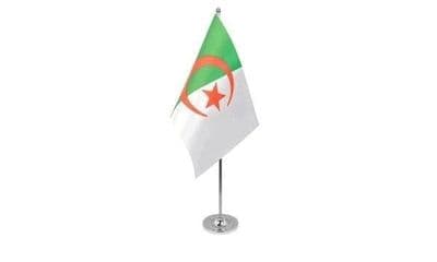 Algeria Satin Table Flag