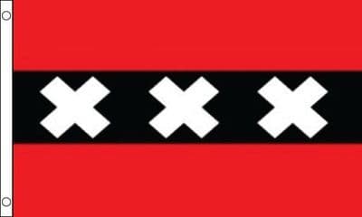 Amsterdam 5ft x 3ft Flag