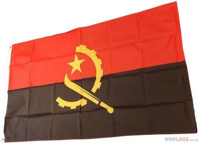 Angola Flag - 5ft x 3ft | Standard Polyester