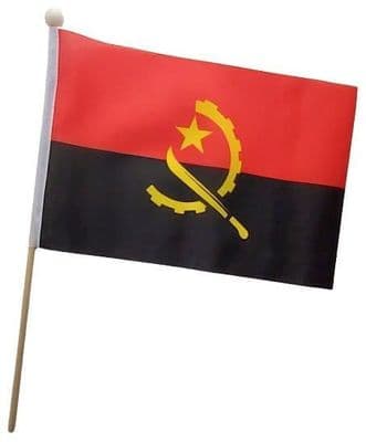 Angola Hand Flag