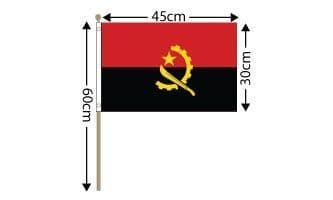 Angola Large Hand Flag (18