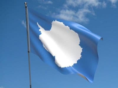 Antarctica 5ft x 3ft Flag