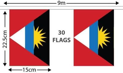 Antigua And Barbuda Bunting 9m