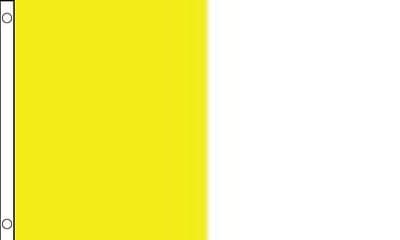 Antrim 5ft x 3ft Flag - Safron and White