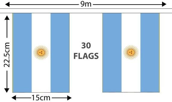 Argentina Bunting | Buy Argentina Bunting | NWFlags