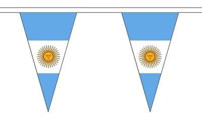 Argentina Bunting Triangle 5m - 12 Flags