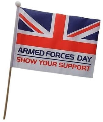 Armed Forces Day Hand Flag