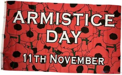 Armistice Day Flag - 5ft x 3ft | Standard Polyester