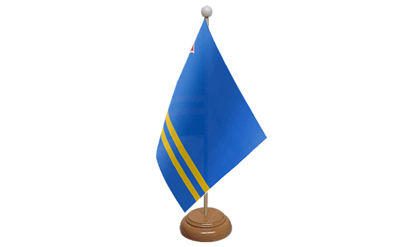 Aruba Wooden Table Flag | Buy Aruba Wooden Table Flag | NWFlags