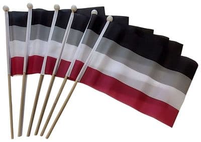 Asexual Hand Flag - 6 Pack