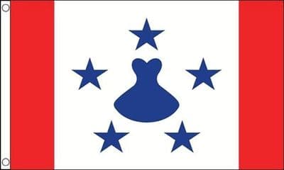 Austral Islands Flag - 5ft x 3ft | Standard Polyester