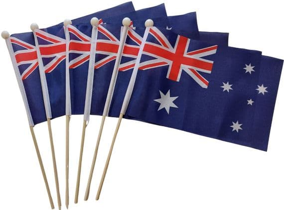 Australia Pack of Hand Flags | Buy Australia Pack of Hand Flags