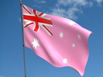 Australia Pink Ensign Flag 5ft x 3ft