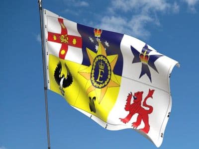 Australia Royal Standard 5ft x 3ft Flag