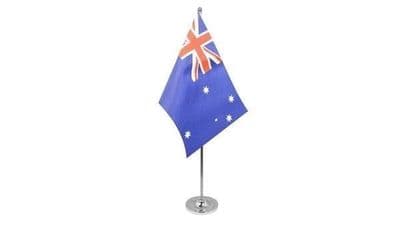 Australia Satin Table Flag