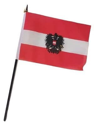 Austria Eagle Table Flag - NO BASE