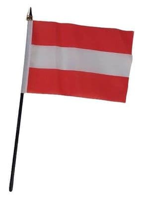 Austria Table Flag - NO BASE