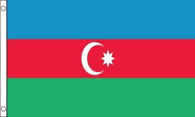 Azerbaijan Flag - 3ft x 2ft | Standard Polyester