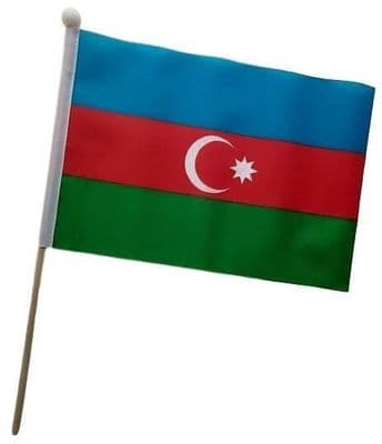 Azerbaijan Hand Flag