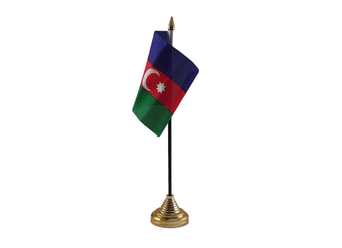 Azerbaijan Table Flag