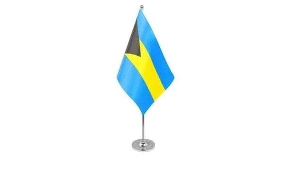 Bahamas Satin Table Flag | Buy Bahamas Satin Table Flag | NWFlags