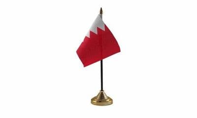 Bahrain Table Flag
