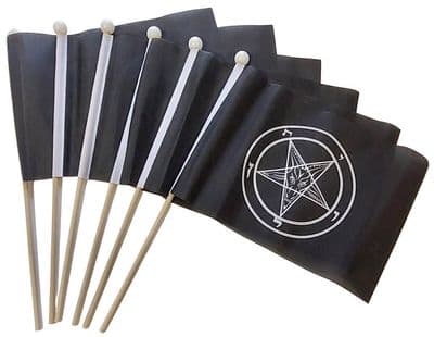 Baphomet Church of Satan Hand Flag - 6 Pack
