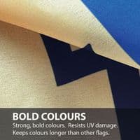 Barbados Boat Flag - 15ft x 1ft with 2 Eyelets | Buy Barbados Boat Flag - 15ft x 1ft with 2 Eyelets | North West Flags