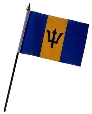 Barbados Table Flag - NO BASE