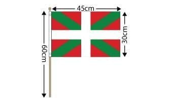 Basque Large Hand Flag | Buy Basque Large Hand Flag | NWFlags