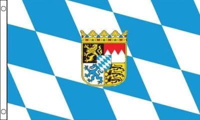 Bavaria Crest Flag - 5ft x 3ft | Standard Polyester